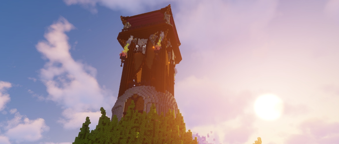 BIMONTHLY BUILD CHALLENGE REVAMPED PILLAGER TOWER! Minecraft