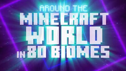 Watch Minecraft's all-new (well, sort of) YouTube series! The image depicts the flashy logo of the show.