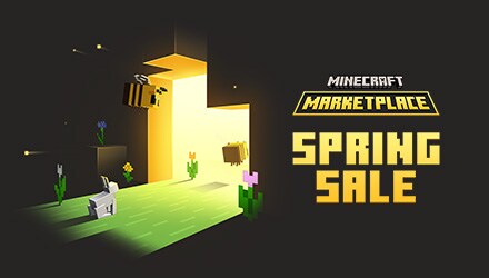 A rabbit and a bee in front of a sunny opening