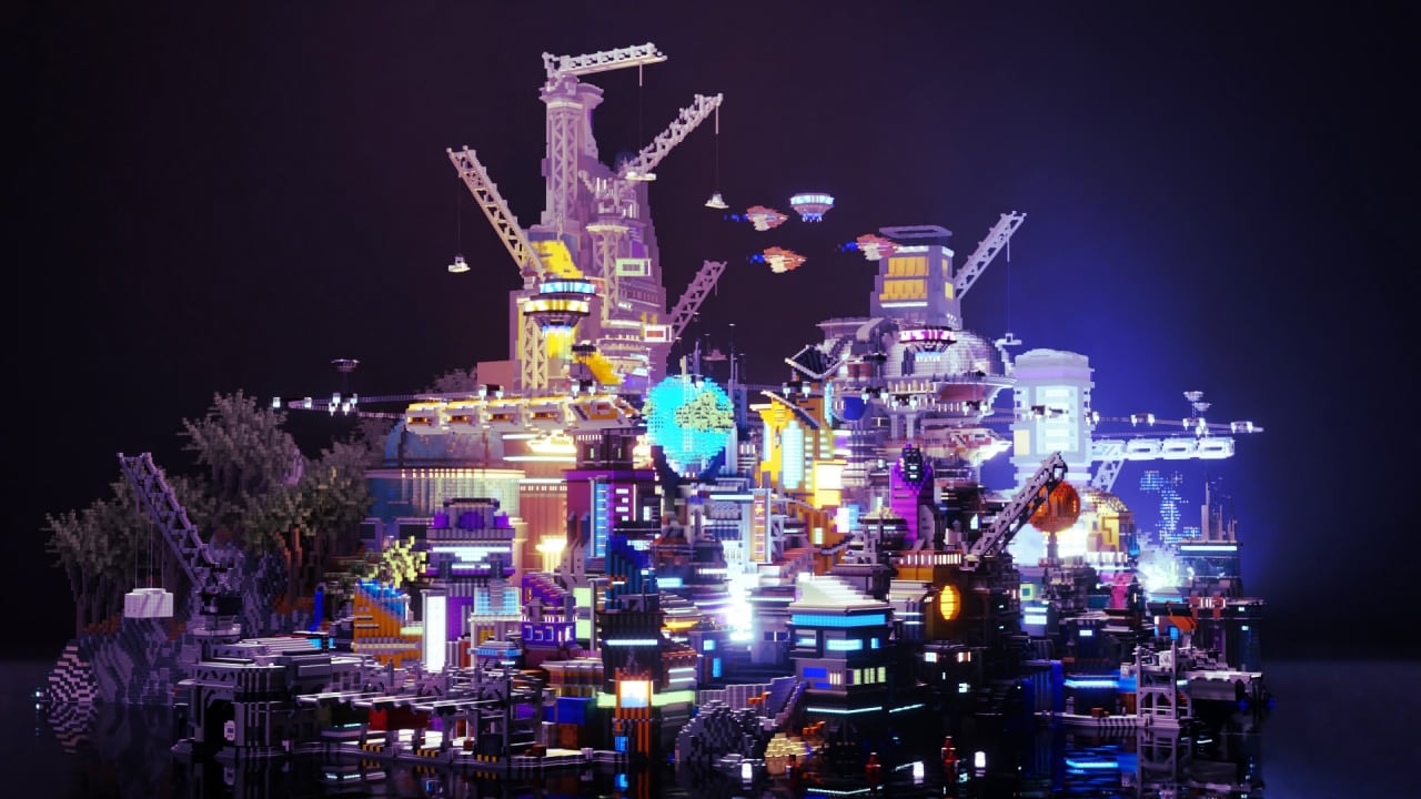 未来の宇宙の避難所 Minecraft 未来の宇宙の避難所 Minecraft