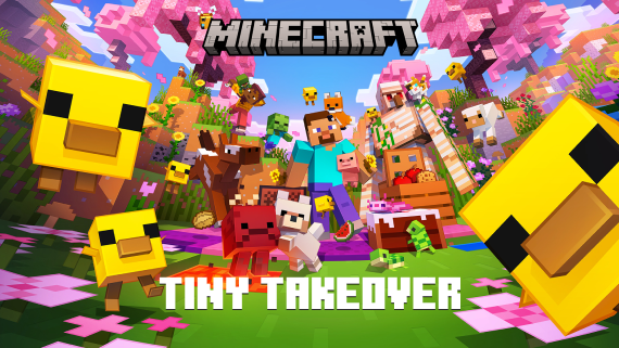 Tiny Takeover Game Drop | Minecraft