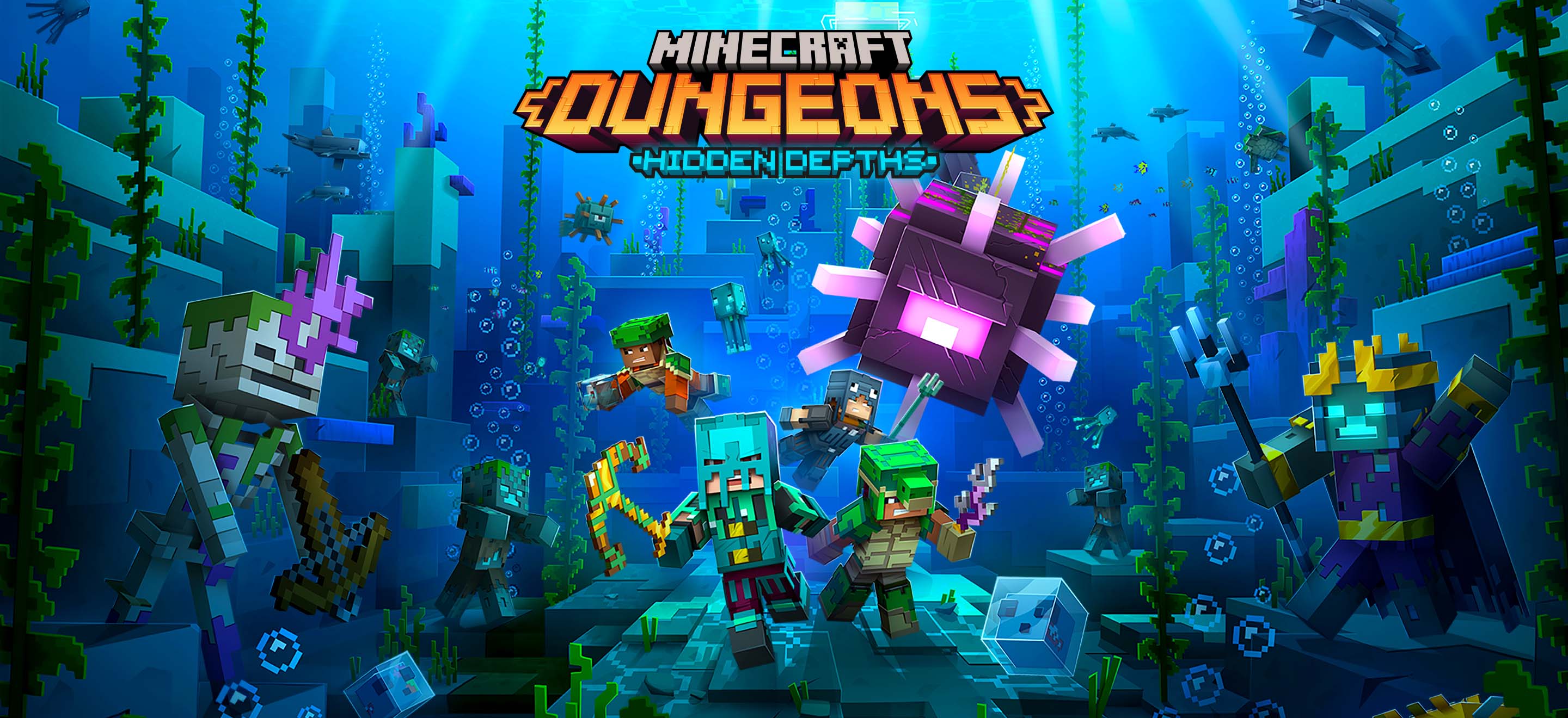 Minecraft Dungeons:Hidden Depths (未知なる深海) | Minecraft