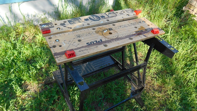 A photo of a real-world smithing table.