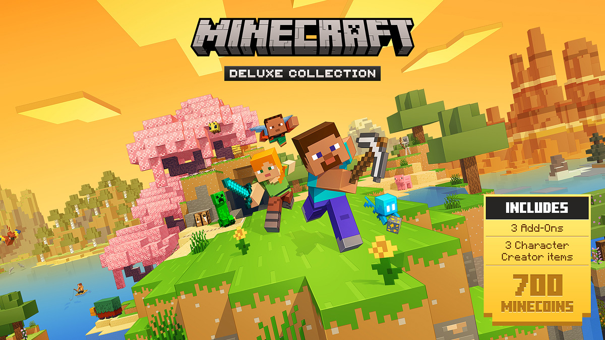 Minecraft: Deluxe Collection Bedrock版 でアドオンやマインコイン