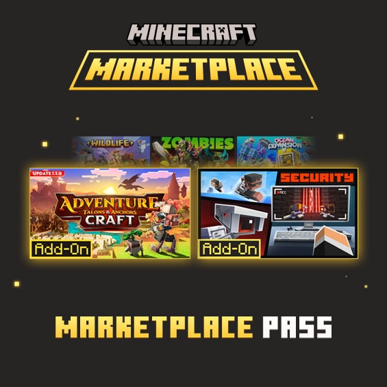 Key art featuring a variety of images from content featured in Marketplace Content June 2026