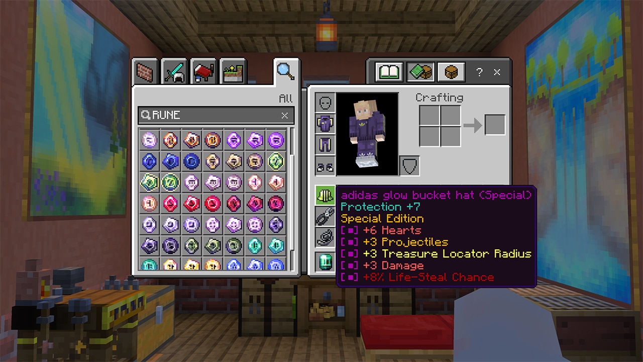 A screenshot from the Three Stripes City dynamic world