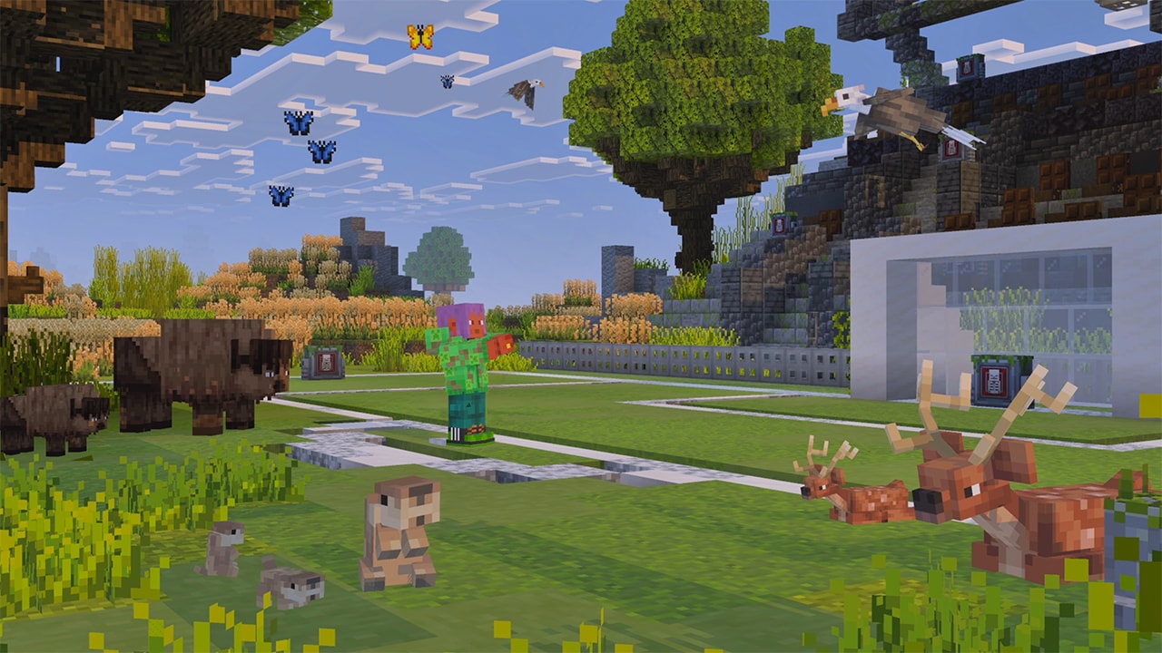 A screenshot from the Three Stripes City dynamic world