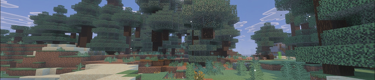 This is the view you MIGHT get in Minecraft if you chose to punch some blocks. Yippee!